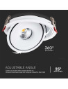 V-TAC 30W LED COB Луна 3 в 1 Бяло Тяло - 10583 - 7