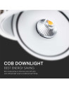 V-TAC 20W LED COB Луна 3 в 1 Бяло Тяло - 10581 - 4