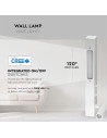 V-TAC 3+6W LED Стенна Лампа За Стена Бяла 3000 - 211488 - 5