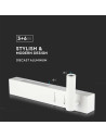 V-TAC 3+6W LED Стенна Лампа За Стена Бяла 3000 - 211488 - 9
