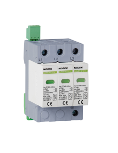NOARK Ex9UE1+2 12.5R 3PN 275 Катоден отводител, клас 1+2, 12,5 кА, 3P+N, 275 V с комуникация - 103341 - Цена | LEDs4economy