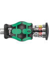 Wera Комплект отвертка с битове, 2х шлиц, 2х PH и 2x PZ, Stubby 2 Kraftform Kompakt  - W008874