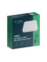 V-TAC 36W LED Плафон Квадрат Микровълнов Сензор Бяла Рамка 4000К IP44 - 76681 - 8
