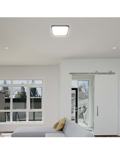 V-TAC 48W LED Плафон Квадрат Черна Рамка 3000К IP44 - 76481 - Цена | LEDs4economy 2