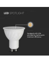 V-TAC LED Крушка SAMSUNG ЧИП 6.5W GU10 10° 4000K - 2120027 - 4