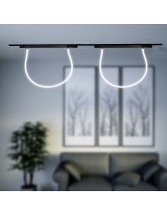 V-TAC 24W LED Smart Магнитен Релсов Осветител Гъвкав 2м CCT: 3в1 Димиращ Черно Тяло - 10276 - Цена | LEDs4economy 2