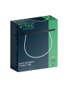 V-TAC 24W LED Smart Магнитен Релсов Осветител Гъвкав 2м CCT: 3в1 Димиращ Черно Тяло - 10276 - 5