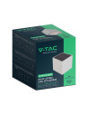V-TAC 9W COB LED Соларна Стенна Лампа с Батерия 1x2600mAh 16ч. 4000K Бяло Тяло IP65 - 11887 - 13
