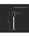 V-TAC 3W LED Настолна Лампа - Воден Ефект 3000 Бяло Тяло - 23095 - 3