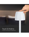 V-TAC 3W LED Настолна Лампа - Воден Ефект 3000 Черно Тяло - 23094 - 8