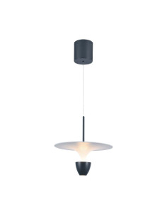 V-TAC 9W LED Висяща Лампа (30x300x1370MM) Бяло+Сиво Тяло 3000 Регулируема - 23103 - Цена | LEDs4economy