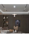 V-TAC 9W LED Висяща Лампа (30x300x1370MM) Бяло Тяло 3000 Регулируема - 23102 - 4