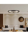 V-TAC LED Осветител 30W Висящ Един Ринг 3000К Кафе - 23097 - 2