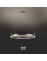 V-TAC LED Осветител 30W Висящ Един Ринг 3000К Кафе - 23097 - 6