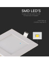 V-TAC 3W LED Premium Панел Квадрат 6000K - 2