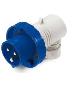 Scame Промишлен щепсел 2P+Е 16A 250V IP66/67, 6h серия Eureka подвижен, 90гр. - 226.1633 - Цена | LEDs4economy