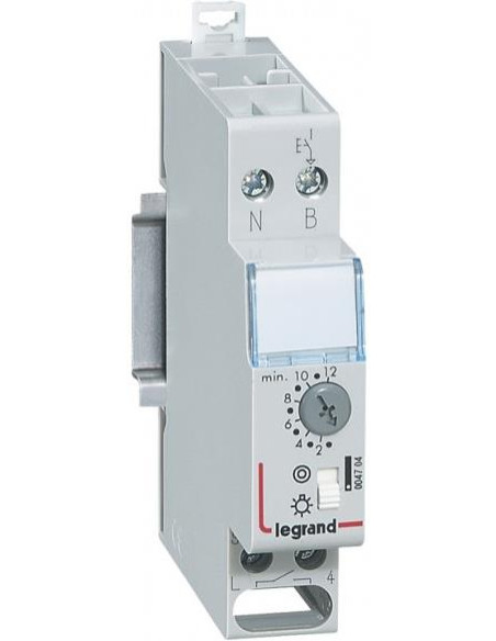 Legrand Стълбищен автомат, 7x 0.5s-12m, 1c/o 16A, 8...240Vac 1 