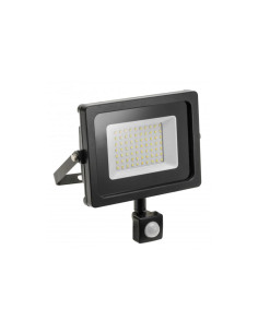 GTV LD-INEXT50W-64 LED прожектор с сензор движение 50W, 6400K, 4000lm, 120°, IP65, черен - Цена | LEDs4economy