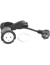 Legrand Модул за вграждане в бюро с 1х Шуко, кабел 2m, Ø60mm, цвят БЯЛ, Incara Disq  - 654725 - 3