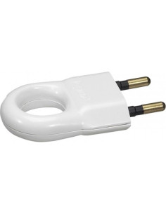 Legrand Щепсел бял 2P 6A 250V /30бр/ - 050162 - Цена | LEDs4economy