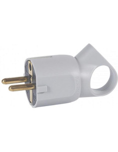 Legrand Щепсел сив 2P+Т 16A 250V с ринг - 050324 - Цена | LEDs4economy