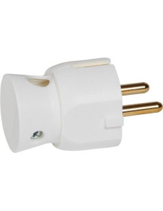 Legrand Щепсел бял 2P+Т 16A 250V 90'' изход на кабела /25бр/ - 050316 - Цена | LEDs4economy
