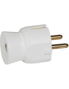 Legrand Щепсел бял 2P+Т 16A 250V /25бр/ - 050315 - Цена | LEDs4economy