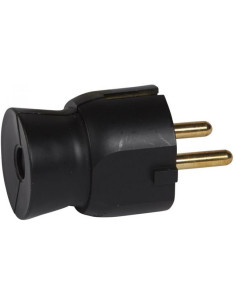 Legrand Щепсел черен 2P+Т 16A 250V /25бр/ - 050177 - Цена | LEDs4economy