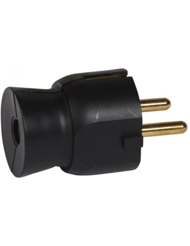 Legrand Щепсел черен 2P+Т 16A 250V /25бр/  - 050177 | 