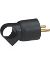Legrand Щепсел черен 2P+T 16A френски с ринг - 050428 - Цена | LEDs4economy