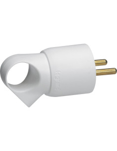 Legrand Щепсел бял 2P+T 16A френски с ринг - 050420 - Цена | LEDs4economy