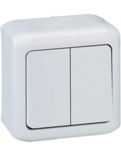 Legrand Сериен ключ IP44 открит монтаж цвят Сив Forix - 782382 - Цена | LEDs4economy
