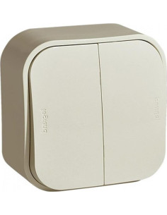 Legrand Сериен ключ IP21 открит монтаж цвят Крем Forix - 782432 - Цена | LEDs4economy
