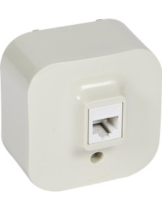 Legrand Розетка RJ45 cat.5e IP21 открит монтаж цвят Крем Forix - 782454 - Цена | LEDs4economy
