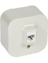Legrand Розетка RJ45 cat.5e IP21 открит монтаж цвят Крем Forix - 782454 - Цена | LEDs4economy