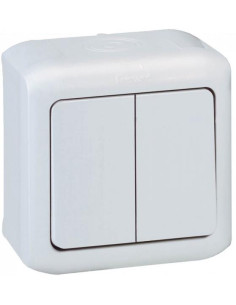Legrand Сериен девиаторен ключ IP44 открит монтаж цвят Бял Forix - 782361 - Цена | LEDs4economy