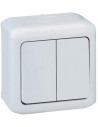 Legrand Сериен девиаторен ключ IP44 открит монтаж цвят Бял Forix - 782361 - Цена | LEDs4economy