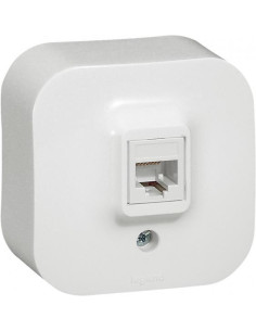 Legrand Розетка RJ45 cat.5e IP21 открит монтаж цвят Бял Forix - 782424 - Цена | LEDs4economy