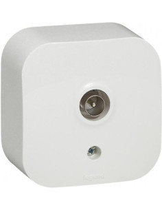 Legrand Pозетка TV тип коаксиал IP21 открит монтаж цвят Бял Forix - 782415 - Цена | LEDs4economy