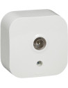 Legrand Pозетка TV тип коаксиал IP21 открит монтаж цвят Бял Forix - 782415 - Цена | LEDs4economy