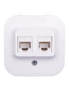 Legrand Розетка 2хRJ45 cat.5e IP21 открит монтаж цвят Бял Forix - 782428 - Цена | LEDs4economy