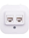 Legrand Розетка 2хRJ45 cat.5e IP21 открит монтаж цвят Бял Forix - 782428 - Цена | LEDs4economy