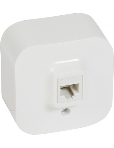 Legrand Розетка RJ11 IP21 открит монтаж цвят Бял Forix  - 782414