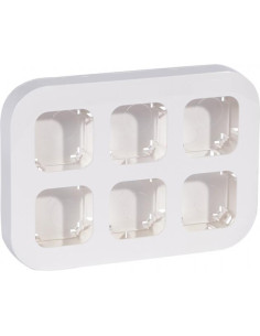 Legrand Конзола за 6 механизма Forix IP21 открит монтаж цвят Бял Forix - 782496 - Цена | LEDs4economy