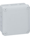 Legrand Разклонителна кутия открит монтаж 105x105x55мм гладка IP55 цвят Сив Plexo - 092024 - Цена | LEDs4economy