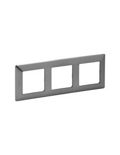 Legrand Рамка 3х цвят Инокс Valena Life - 754153 - Цена | LEDs4economy