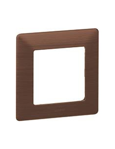 Legrand Рамка 1х цвят Тъмно дърво Valena Life - 754171 - Цена | LEDs4economy
