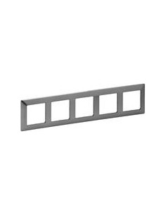 Legrand Рамка 5х цвят Инокс Valena Life - 754155 - Цена | LEDs4economy