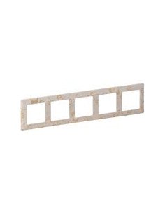 Legrand Рамка 5х цвят Крем флорал Valena Life /до изчерпване/ - 754115 - Цена | LEDs4economy
