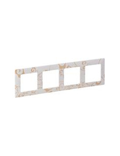 Legrand Рамка 4х цвят Бял Флорал Valena Life /до изчерпване/ - 754104 - Цена | LEDs4economy